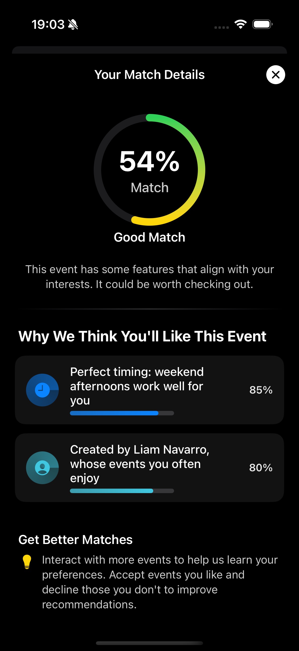 Chat interface showing individual and group chats